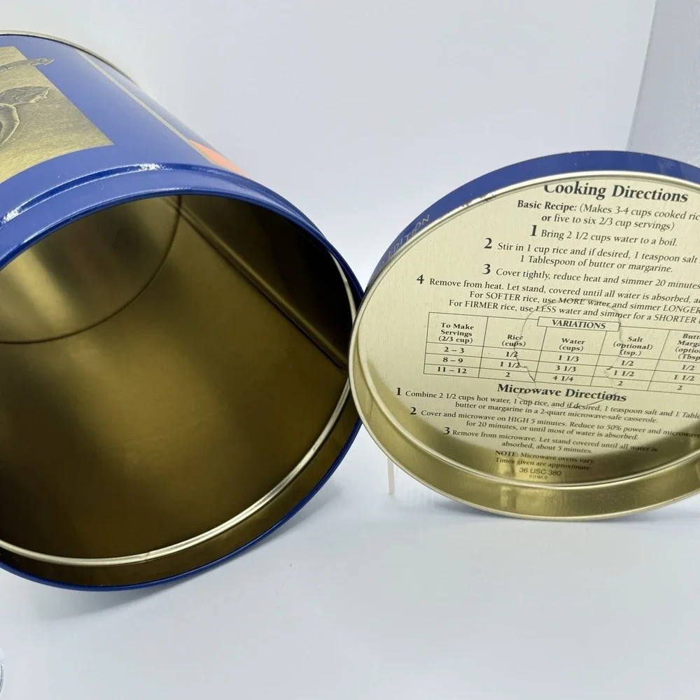 Vintage Uncle Ben's Rice 1992 U.S. Winter Olympics Limited Edition Tin (Empty)‎